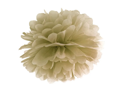 Pom Pom Hängande Gold Dekoration 25cm