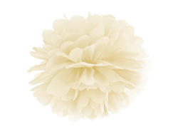 Pom Pom Hängande Cream Dekoration 25cm