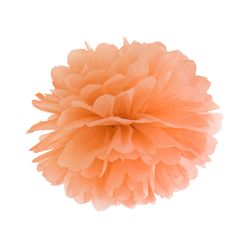 Pom Pom Hängande Orange Dekoration 25cm