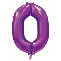 Folieballong Nr 0 Satin Purple 86 Cm