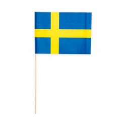 Pappersflaggor Sverige 20x30 cm – 10-pack