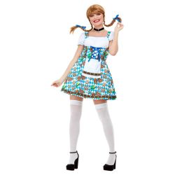 Oktoberfest Klänning Öl & Kringlor Maskeraddräkt