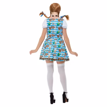 Oktoberfest Klänning Öl & Kringlor Maskeraddräkt