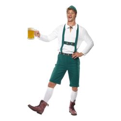 Oktoberfest Maskeraddräkt grön ink hatt