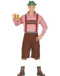 Bayerskt Oktoberfest lederhosen