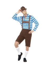 Oktoberfest Lederhosen Maskeraddräkt