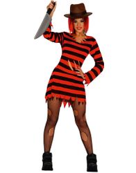 Freddy Krueger Dam Maskeraddräkt