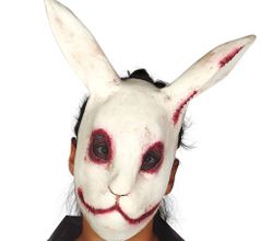 Läskig Kanin Latexmask