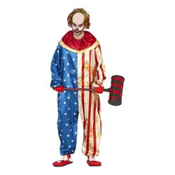 Patriotisk Mördarclown Maskeraddräkt