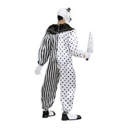 Mördar Pierrot Maskeraddräkt