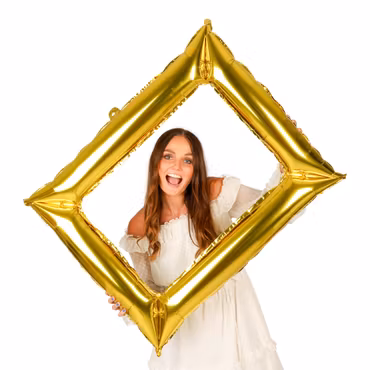 Folieballong Ram Guld