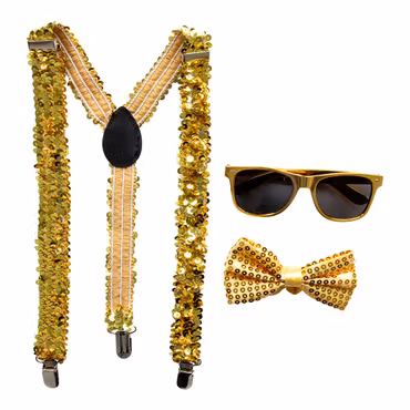 Paljetthängslen Guld Kit