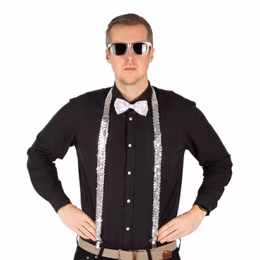 Paljetthängslen Silver Kit