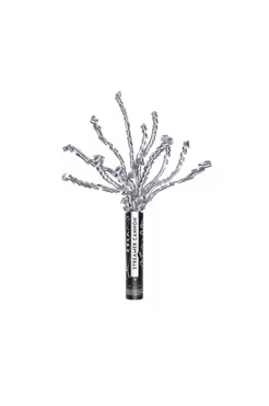 Konfettikanon Serpentiner Silver 25 cm – Metallic Effekt