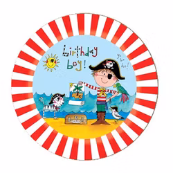 Birthday Boy, 8 st tallrikar