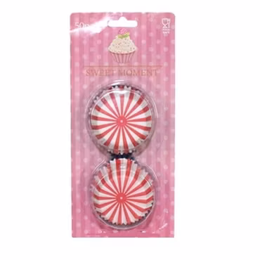 Polka Stripes, 50 st muffinsformar