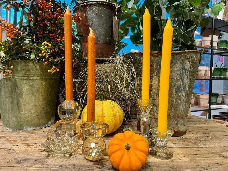 Crystal candlesticks
