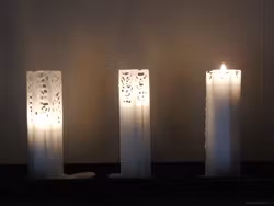 Ljusmakaren i Ludvigsborg - Vitt spindelljus