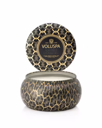 Voluspa Maison Metallo 2 Wick Candle - Ambre Lumiere