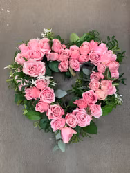 Rosa hjärta - Öppet