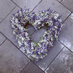 Hjärta av lavendel - Öppet