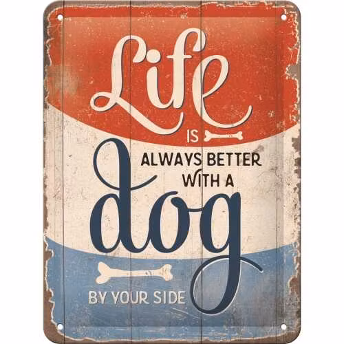 Metallskylt - Life is