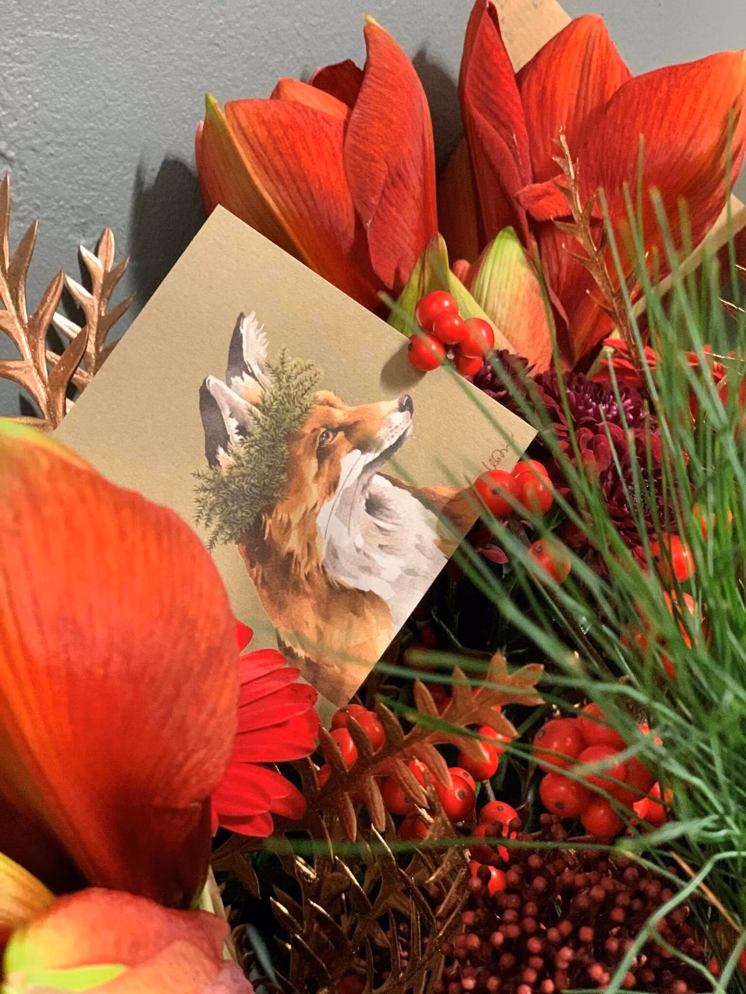 Komplettera med ett passande kort