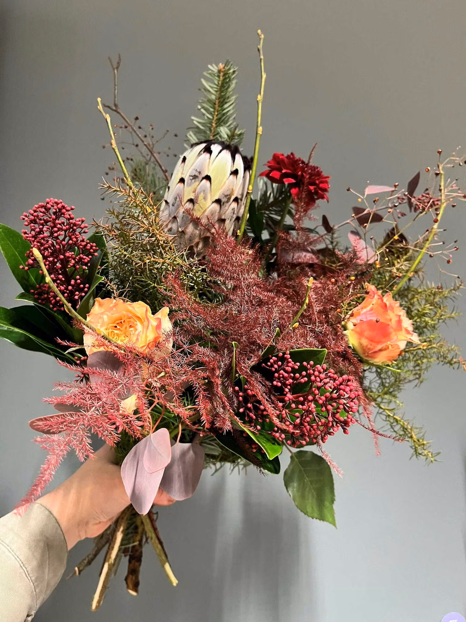 Floristens val - Floristen skapar en personlig bukett