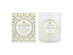 Voluspa Boxed Candle - EUCALYPTUS & WHITE SAGE