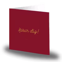 Cards by jojo - Älskar dig! - Litet kort