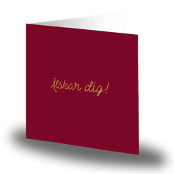 Cards by jojo - Älskar dig! - Litet kort