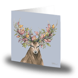 Cards by Jojo - Autumn deer - Litet kort