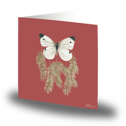 Cards by Jojo - Winter Butterfly - Litet kort