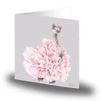 Cards by Jojo - Prima Ostrich - Stort kort