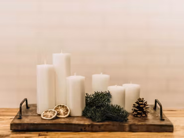 Spindelljus - Ofärgade - Blomstergården