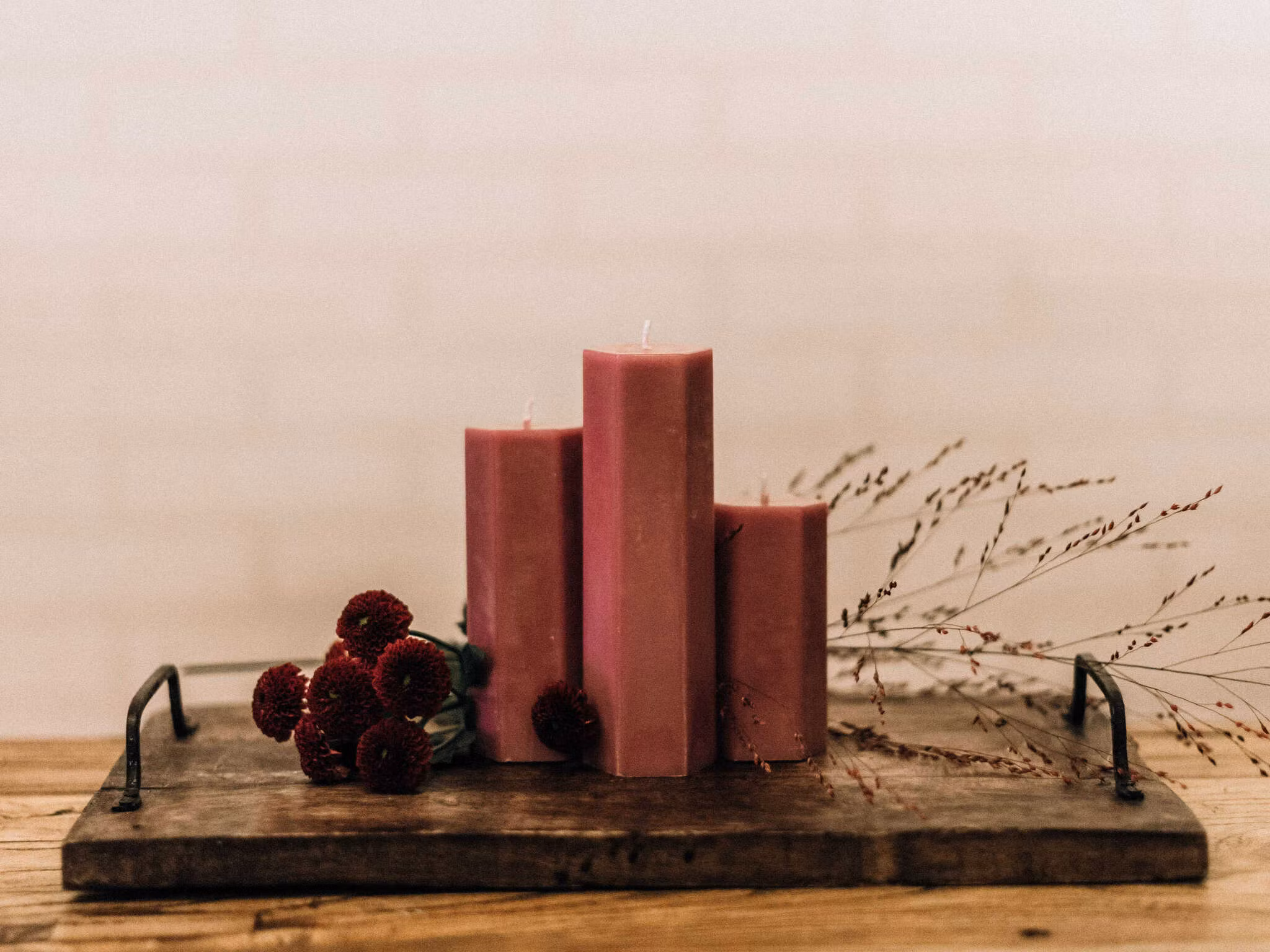 Spindelljus - Mörk Rosa