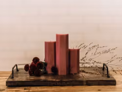 Spindelljus - Mörk Rosa