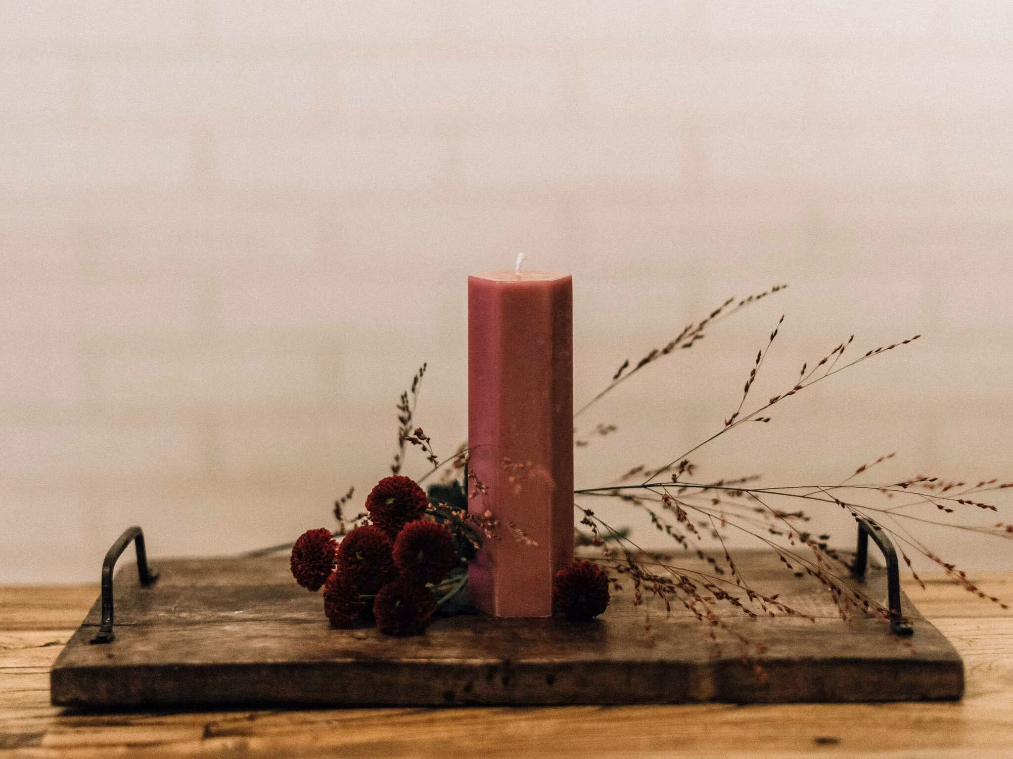 Spindelljus - Mörk Rosa