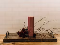 Spindelljus - Mörk Rosa