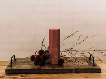 Spindelljus - Mörk Rosa