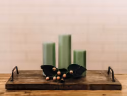 Spindelljus - Pastellgrön