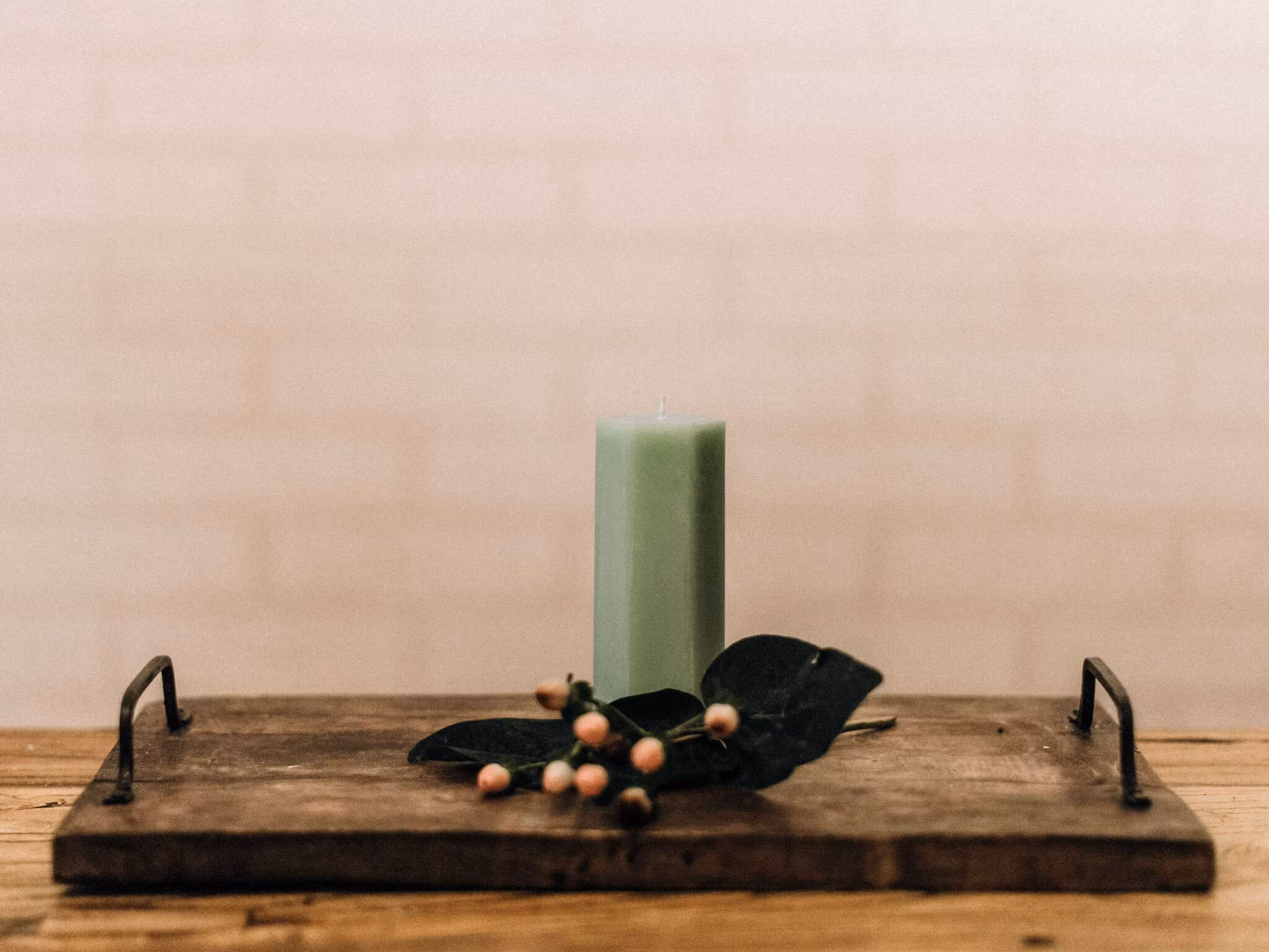 Spindelljus - Pastellgrön