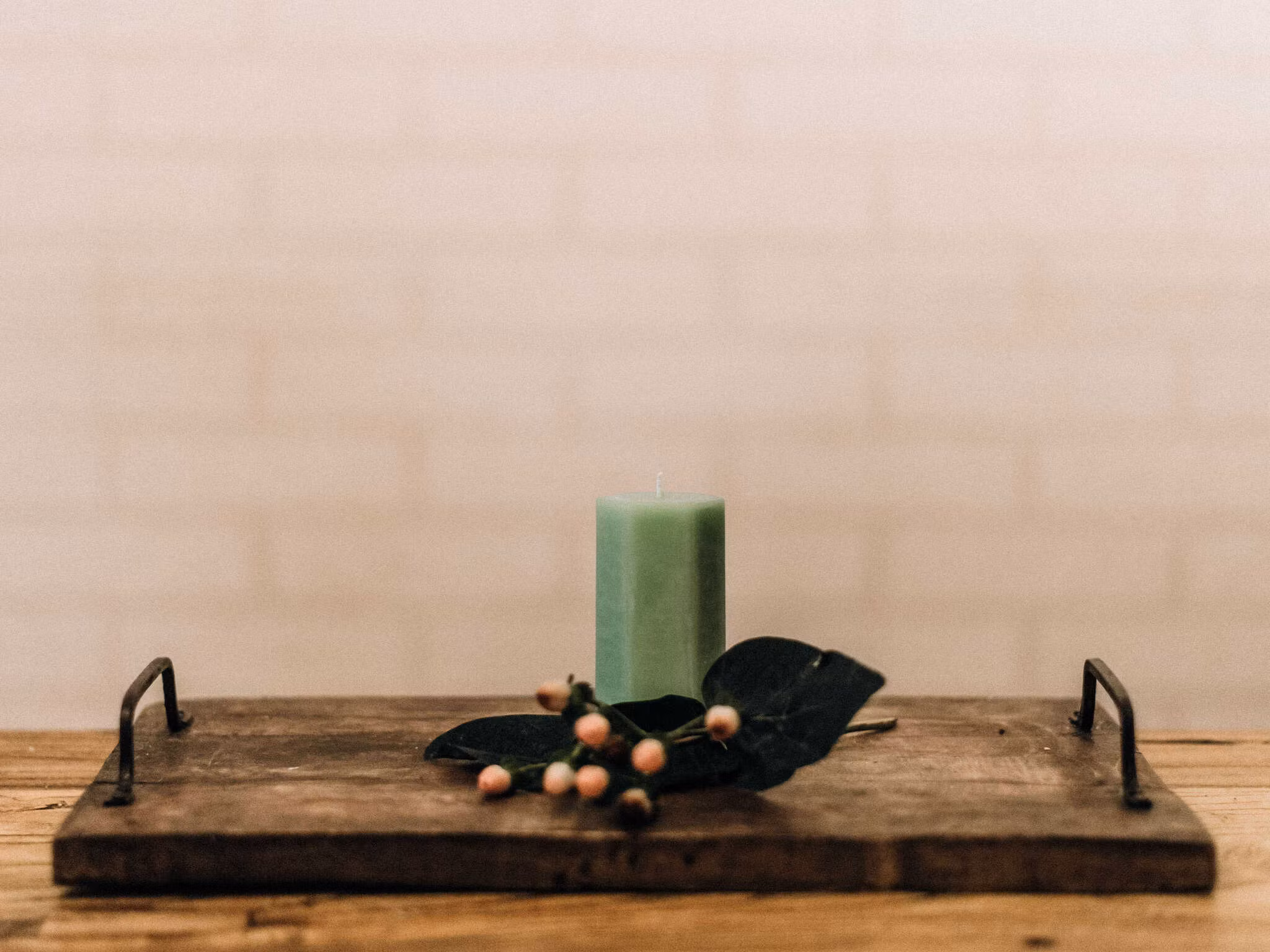 Spindelljus - Pastellgrön