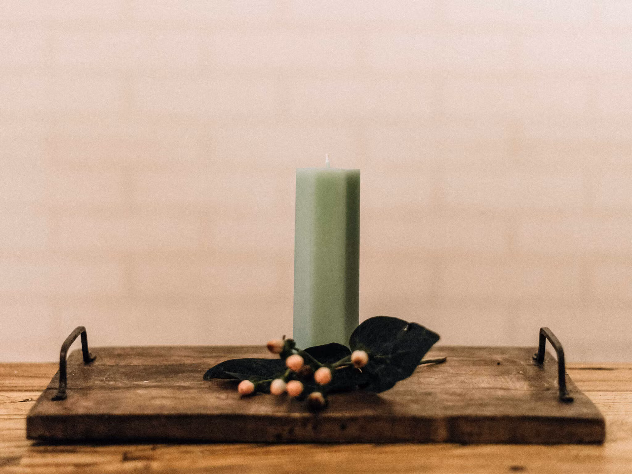 Spindelljus - Pastellgrön