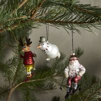 Christmas ball - Snowman on skates