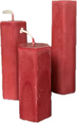 Spindelljus - Vinröd