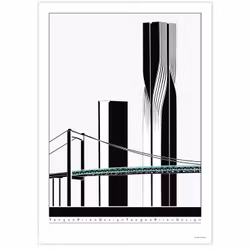 Älvsborgsbron med skyskrapa