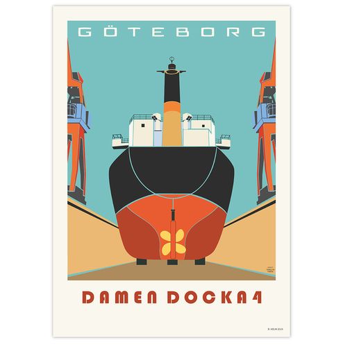 Poster Göteborg Docka 4