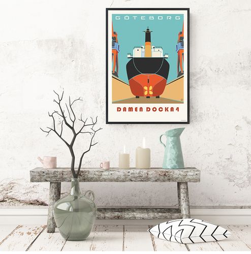 Poster Göteborg Docka 4