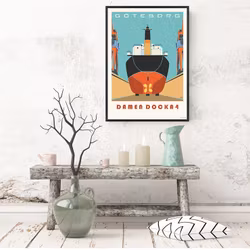 Poster Göteborg Docka 4